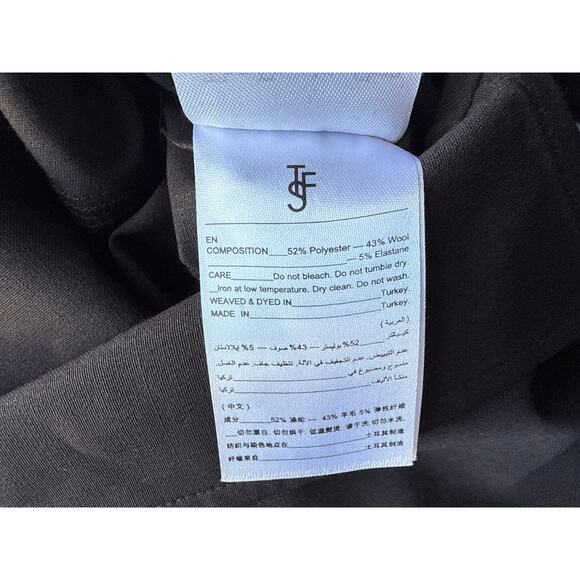 The Frankie Shop Suzie Jumpsuit in Chocolate Brown Wool Blend Size Medium - Picture 9 of 10